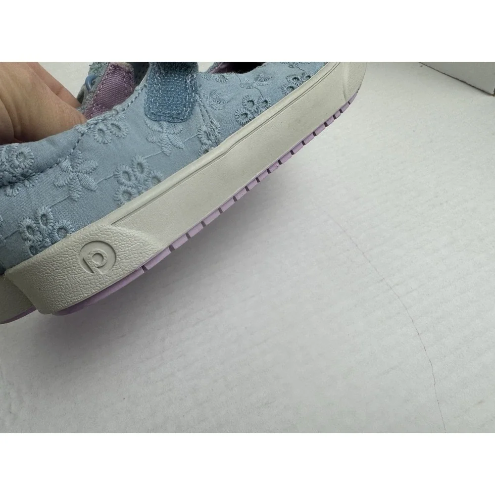 PEDIPED Flex Fit Barbara Eyelet Mary Jane Shoe Blue girls‎ size 1